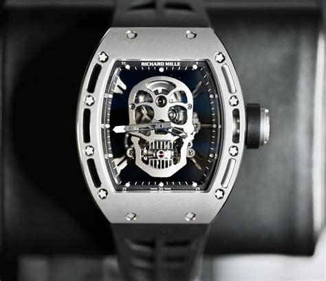 richard mille tourbillon skull|richard mille rm052 titanium skull.